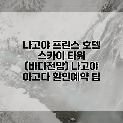 나고야 프린스 호텔 스카이 타워 (바다전망) 나고야 아고다 할인예약 팁
