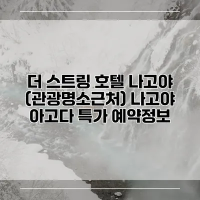 더 스트링 호텔 나고야 (관광명소근처) 나고야 아고다 특가 예약정보