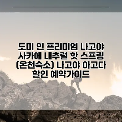 도미 인 프리미엄 나고야 사카에 내추럴 핫 스프링 (온천숙소) 나고야 아고다 할인 예약가이드