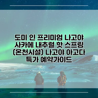 도미 인 프리미엄 나고야 사카에 내추럴 핫 스프링 (온천시설) 나고야 아고다 특가 예약가이드