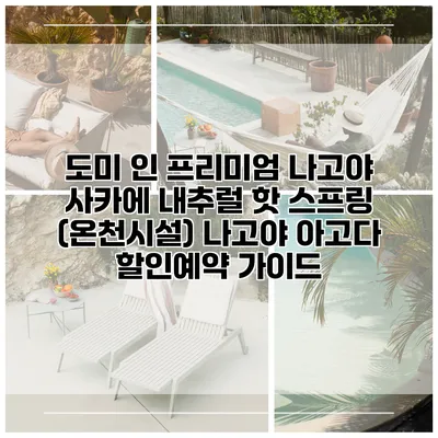 도미 인 프리미엄 나고야 사카에 내추럴 핫 스프링 (온천시설) 나고야 아고다 할인예약 가이드