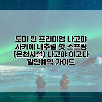 도미 인 프리미엄 나고야 사카에 내추럴 핫 스프링 (온천시설) 나고야 아고다 할인예약 가이드