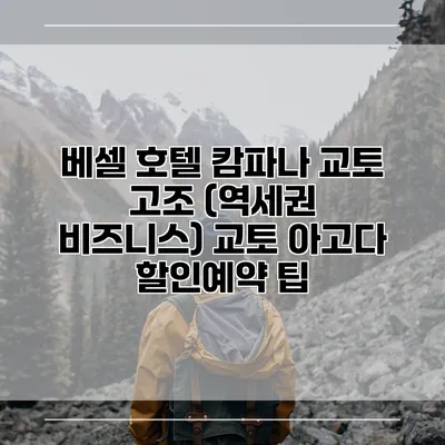 베셀 호텔 캄파나 교토 고조 (역세권 비즈니스) 교토 아고다 할인예약 팁