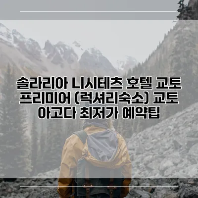 솔라리아 니시테츠 호텔 교토 프리미어 (럭셔리숙소) 교토 아고다 최저가 예약팁