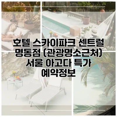 호텔 스카이파크 센트럴 명동점 (관광명소근처) 서울 아고다 특가 예약정보