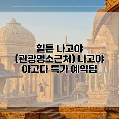 힐튼 나고야 (관광명소근처) 나고야 아고다 특가 예약팁